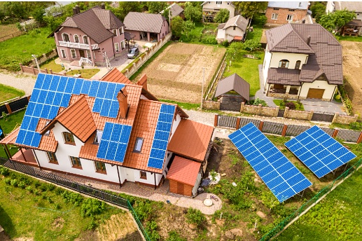 Panel solar rumah dipasang mengikut ruang bumbung dan keperluan tenaga 
